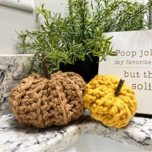 Crochet Pumpkin Set!